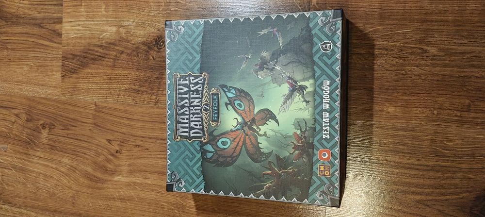 Massive Darkness 2 Hellscape + 4 dodatki + insert + koszulki premium