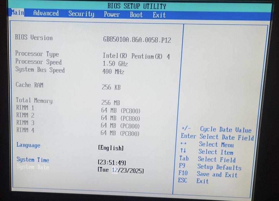 Torre P4 1.5Ghz s423+RIMMS
