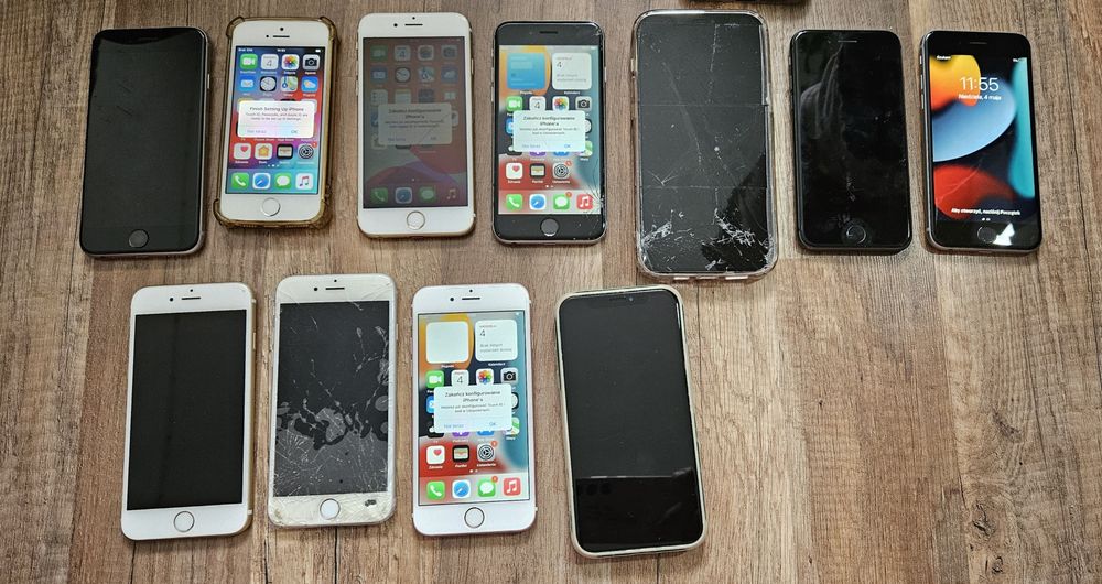 Zestaw telefonów iphone