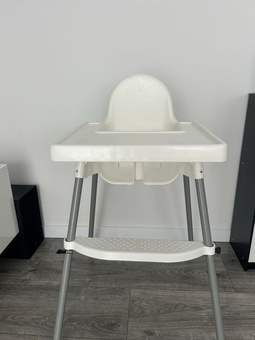 Krzesełko IKEA + tacka + podnóżek