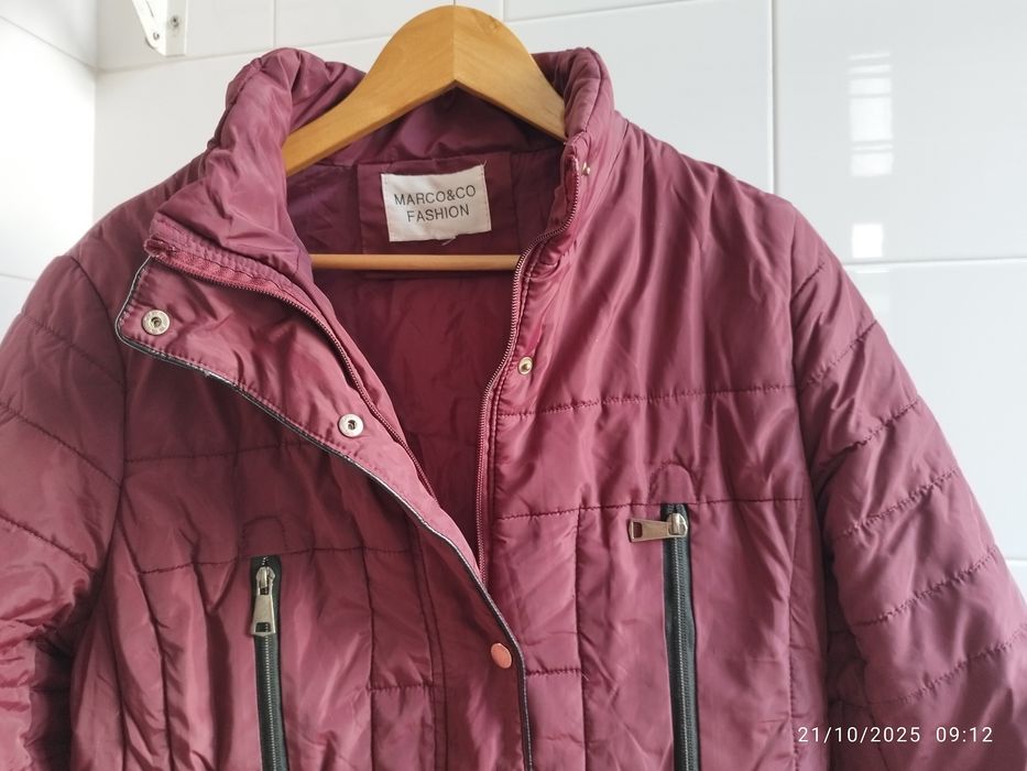 Blusão senhora bordeaux