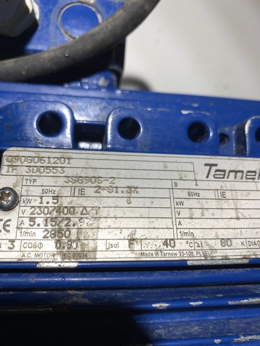 Silnik elektryczy Tamel Tarnów 1,5 kW