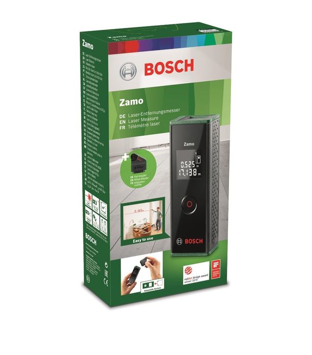 Bosch Zamo III dalmierz laserowy  z adapterem.