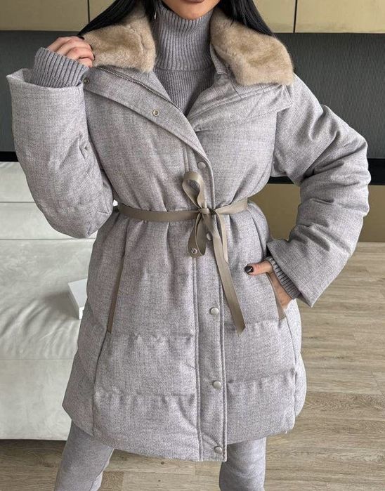 ЗНИЖКА Пуховик куртка в стилі Loro* Piana* лоро пиана