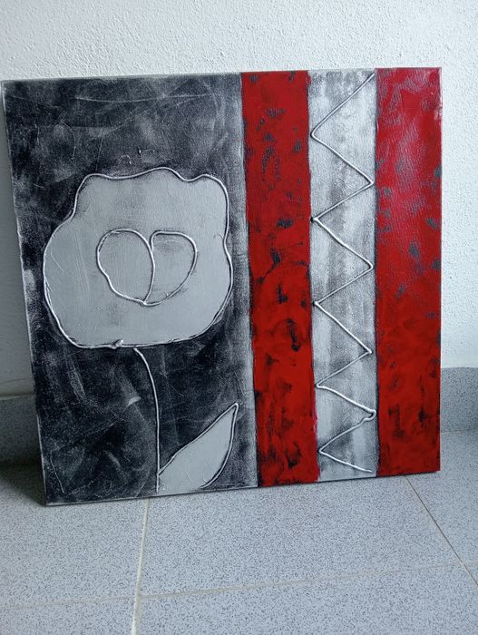 Quadro em Óleo sobre Tela "Floralis"