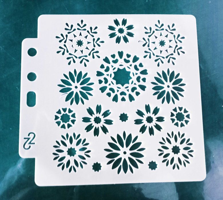 Stencil reutilizável 13x13 cm