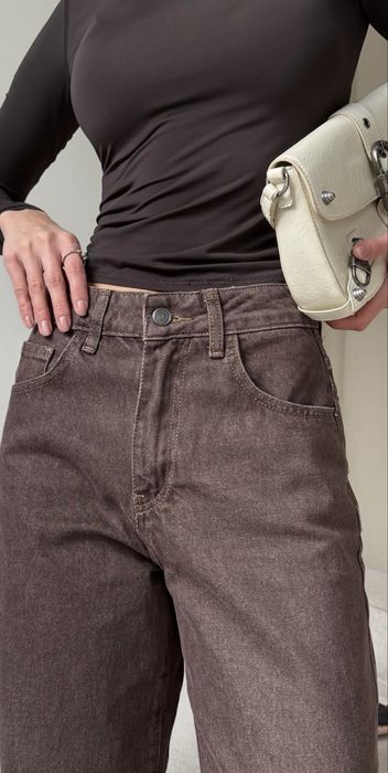 Трендові шоколадні MOM RELAXED