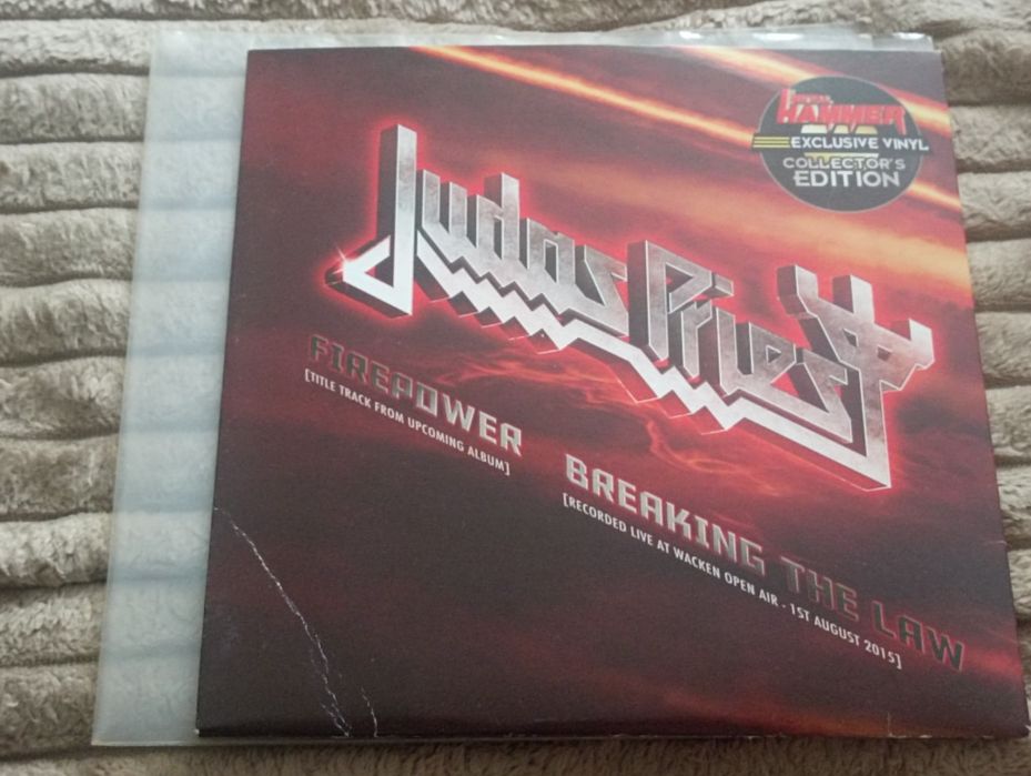 Judas Priest - Firepower + Breaking The Law  winyl SP7