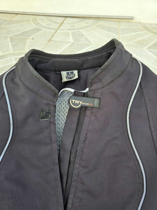 Casaco mota Try/Casa das Peles "L" com várias proteções