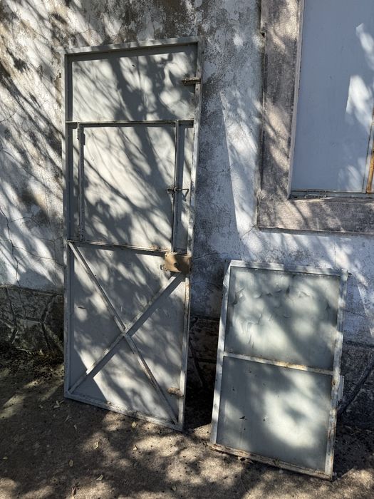 Porta e janela com vidro