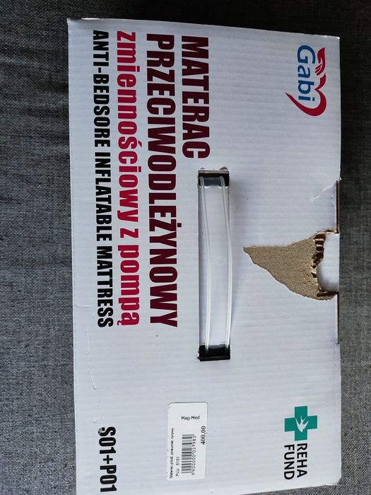 Materac przeciwodlezynowy rurowy
