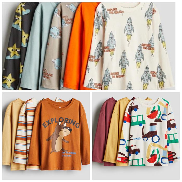 Реглан , лонгслів h&m для хлопчика 104, 110, 116, 122, 128, 134 140