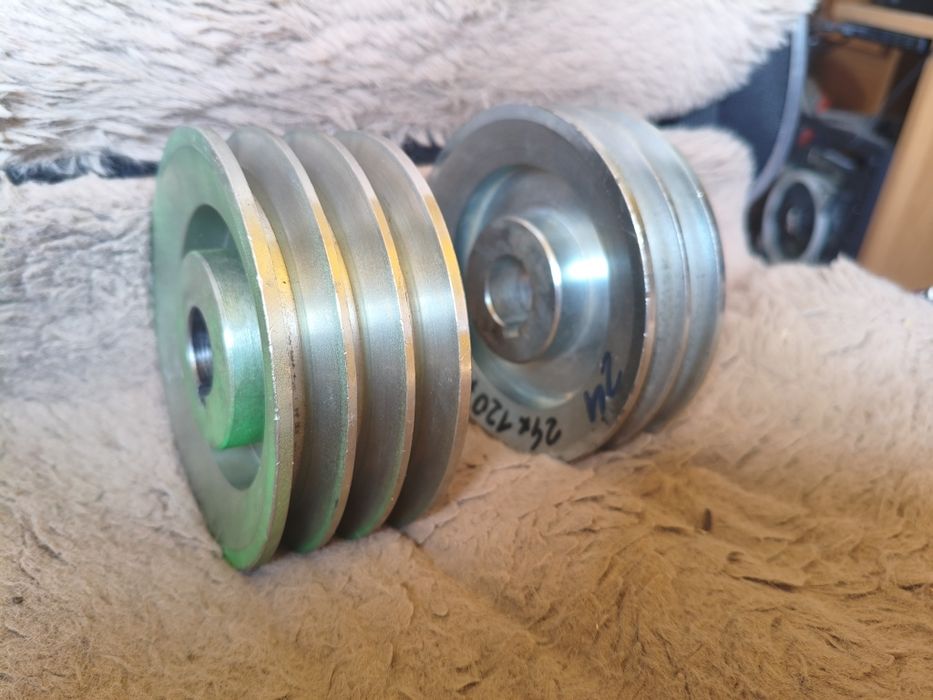 Szajba koło pasowe silnika 120mm otwór 24mm 13xmm