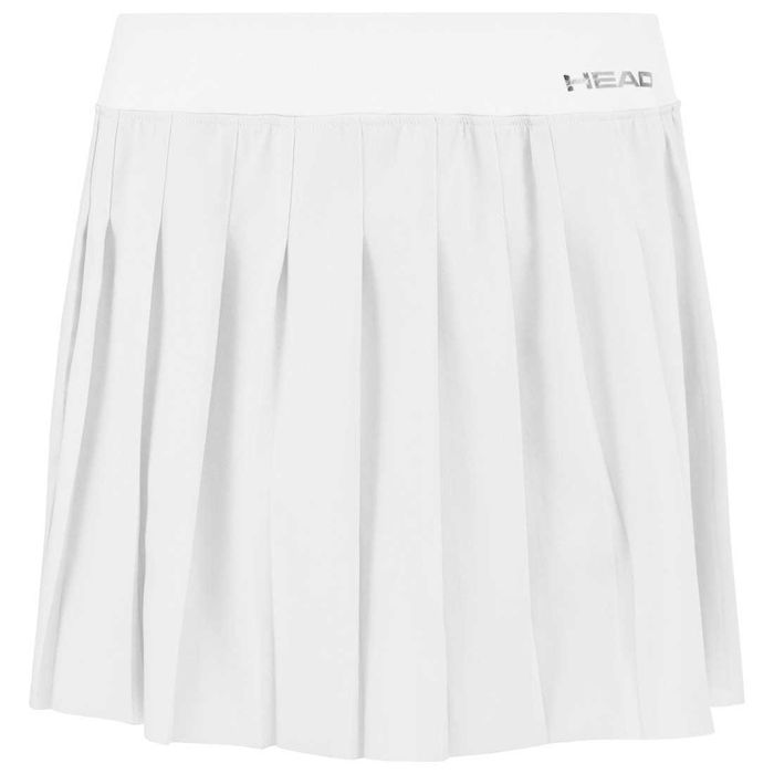 Damska Spódniczka tenisowa HEAD Performance Skort, sportowa biała, plisowana rozmiar M