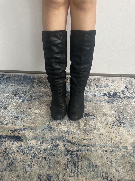 Шкіряні сапожки 39 р