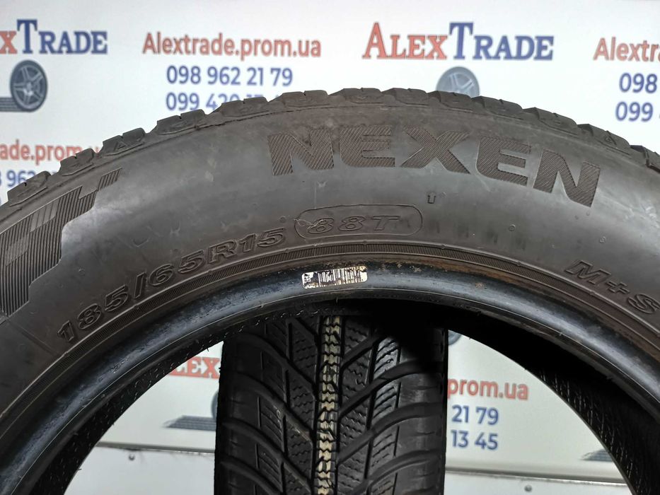 2 шт. 185/65 R15 Nexen NBlue 4 Season шини б/у, 2023 рік, протектор 6,5 мм