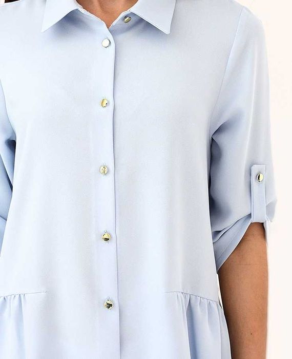 Koszula damska La Blanche 36, błękitna , śliczna #casual