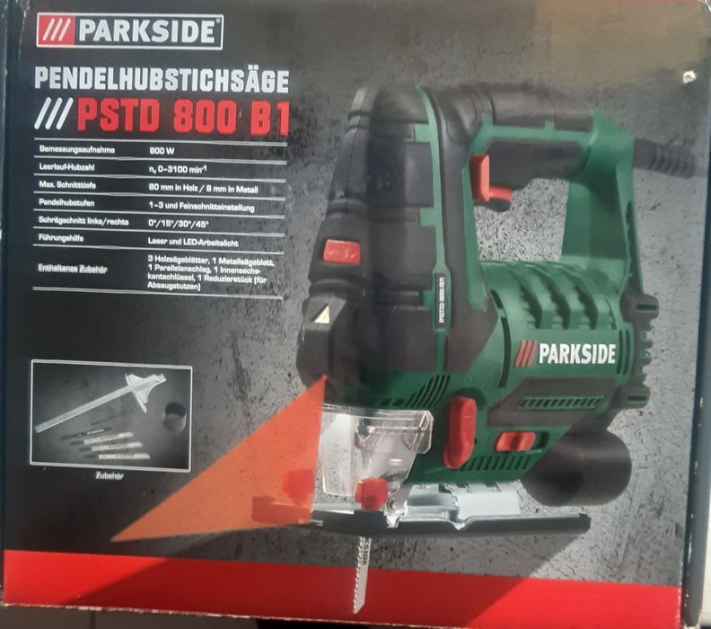 Електролобзік з лазерним  наведенням