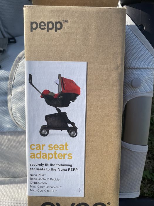 Wózek spacerowy Nuna Pepp z adapterami do fotelika