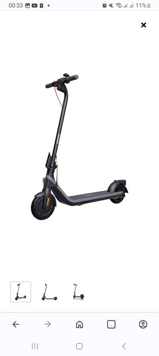 Електросамокат ninebot E2 plus