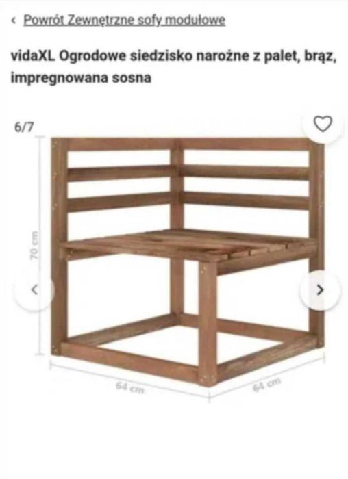 Meble modułowe, nowe, impregnowane.