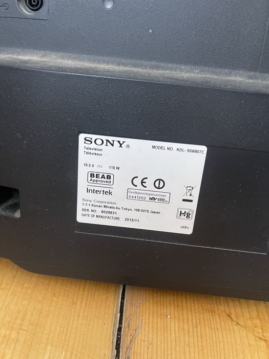 Телевізор SONY KDL-50w807c