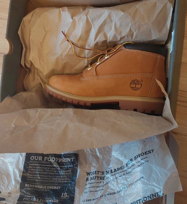 Buty Timberland za kostkę rozmiar 38,5 skóra naturalna Waterproof