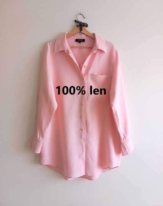 Catnoir Paris Est.79 lniana koszula oversize marki premium L 40