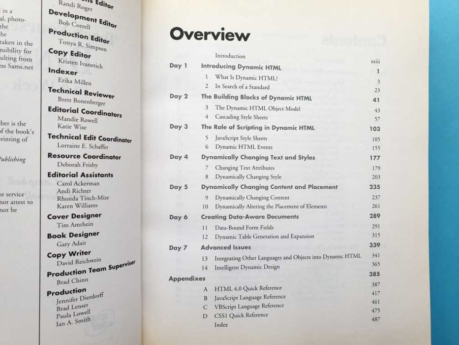 Livro "Teach Yourself Dynamic HTML In A Week"64398316623618124