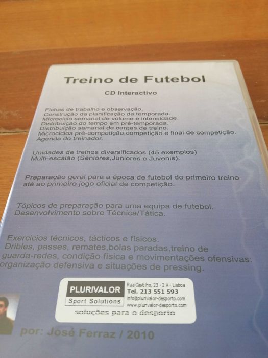 DVDs Futebol treino