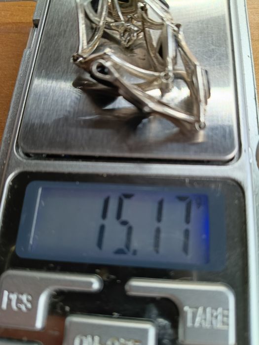 Bransoletka srebrna w próbie 925,z onyksami