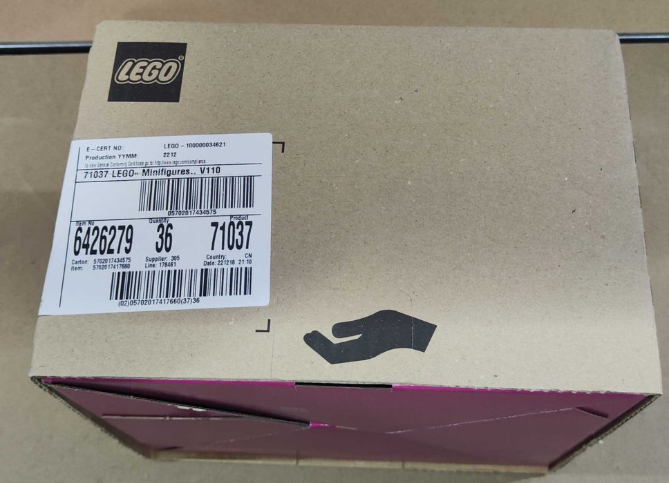 LEGO 71037 Minifigurki - Seria 24 karton 36 sztuk