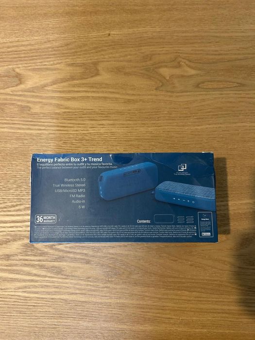 Coluna Bluetooth Fabric Box 3+