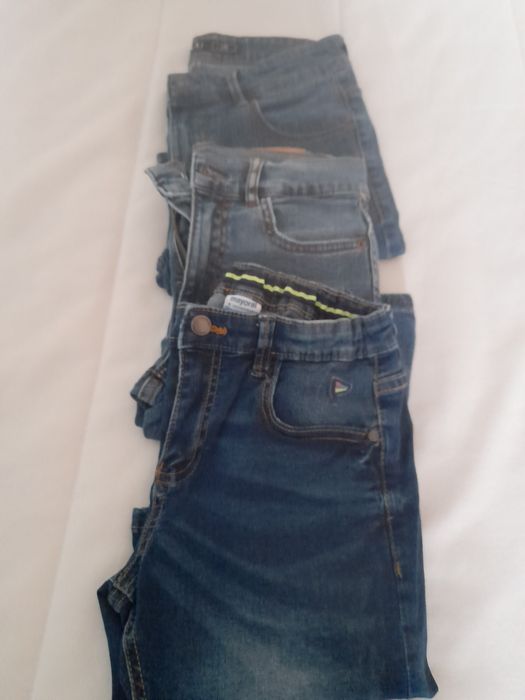 Lote 3 Calções de Ganga Criança 9 Anos