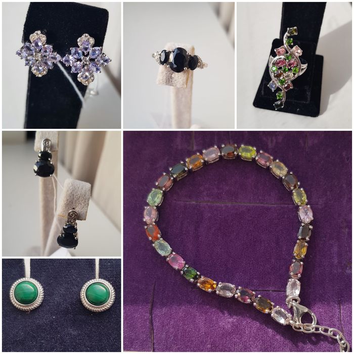 Сережки кольца подвесы комплекты