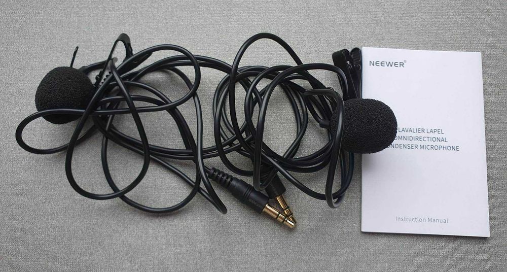 Microfones de lapela Neewer modelo CM5