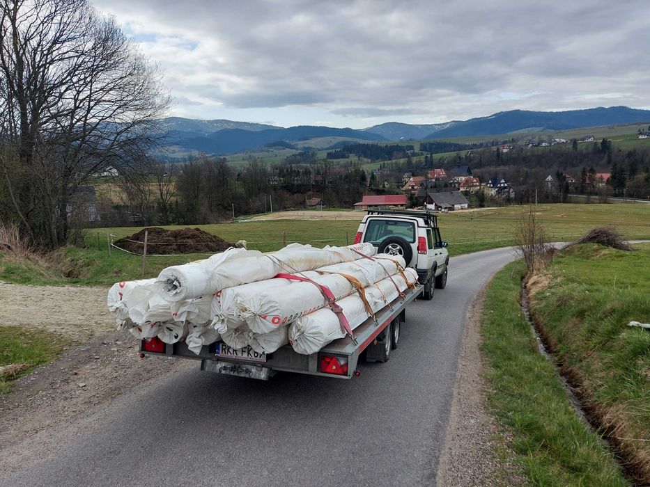 Geowłóknina drogowa od 1m do 6m 200g POLIPROPYLEN PRZEMYSŁOWY nie PES
