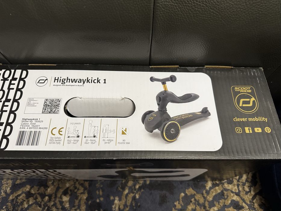 Hulajnoga Highwaykick 1 Scoot and Ride + kask S-M