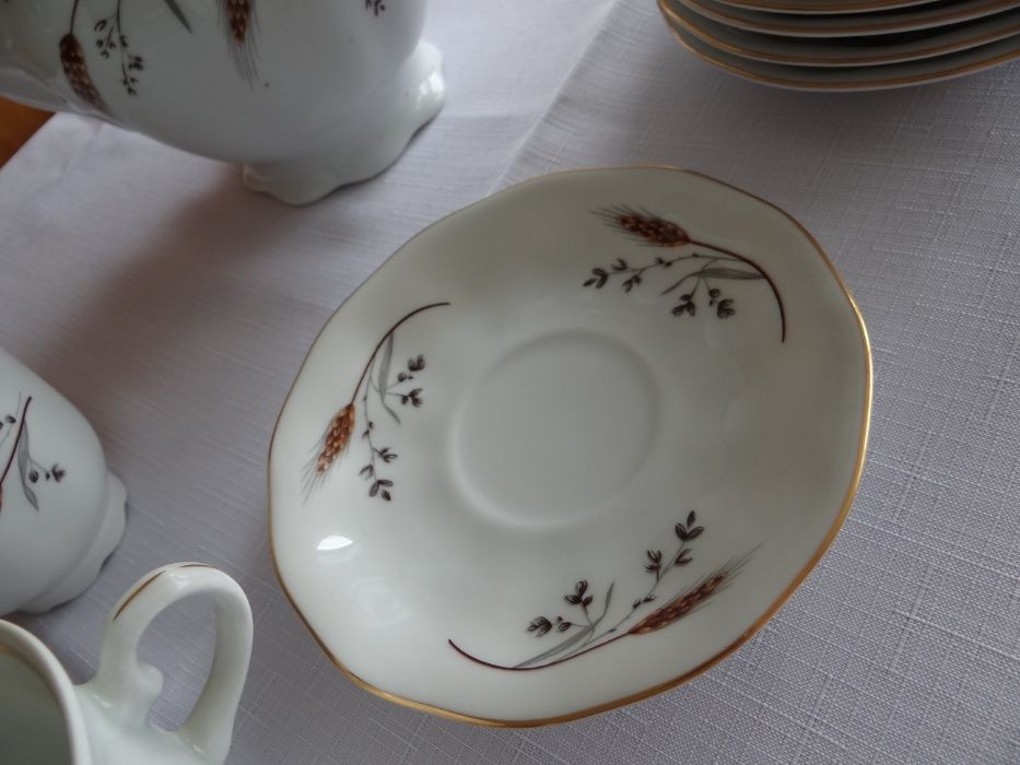 ~700,- NieużywanA PorcelanA KAROLINA DzbaneK + 12 FiliżaneK + ...