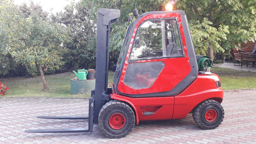 LINDE H30 triplex wolny skok kabina wozek widlowy toyota nissan hyster widlak