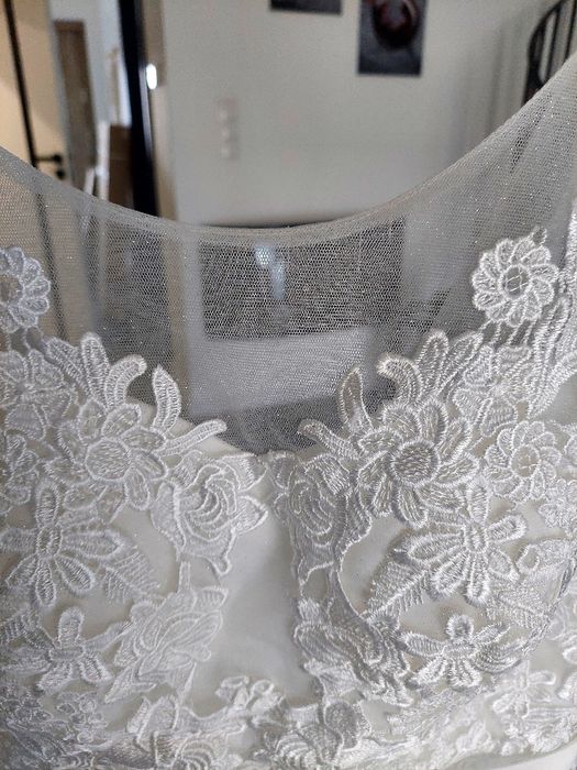 suknia ślubna wyprana w pralni