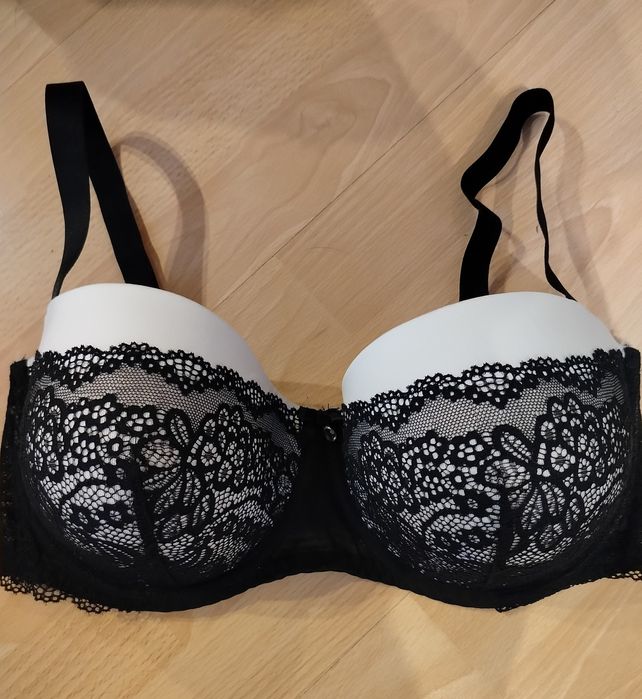 Elegancki Duży Biustonosz usztywniany E 85 stan idealny