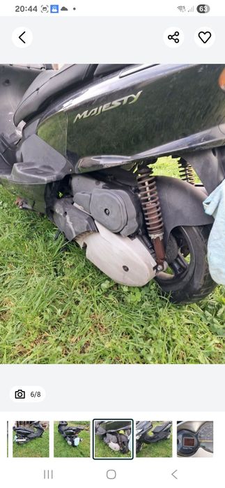 Peças yamaha majesty 125