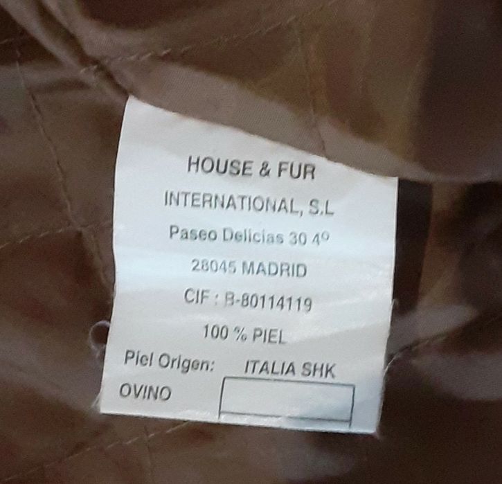 Jaqueta em pele - Masculino