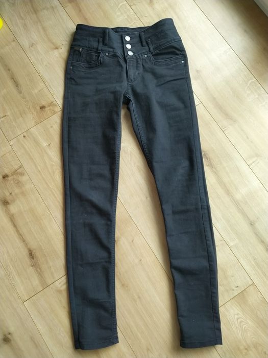 Spodnie 34 Orsay damskie czarne rurki
