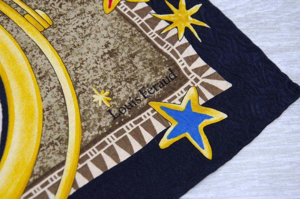 Шовкова хустина Louis Feraud Vintage