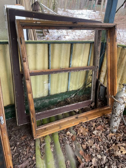 Okna drewniane 15szt.