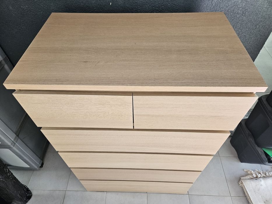 Movel MALM IKEA cor carvalho