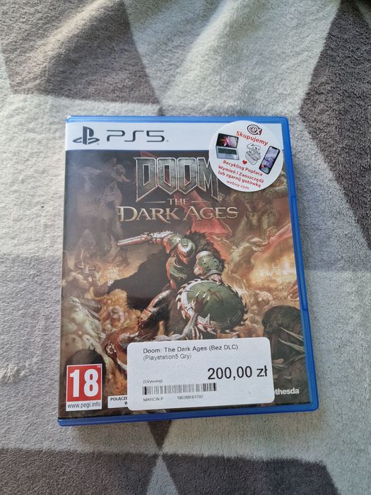 DOOM: The Dark Ages płyta ps5