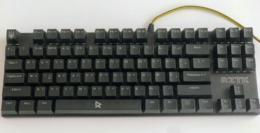 Игровая клавиатура RZTK Mamba TKL Kailh Black Speed USB